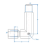 Picture of C2501-LL-04-04-SS