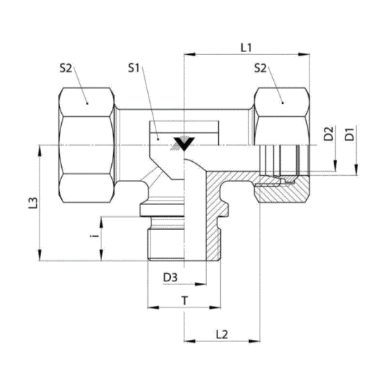 Picture of D7803-L22-L22-12-CF-SS