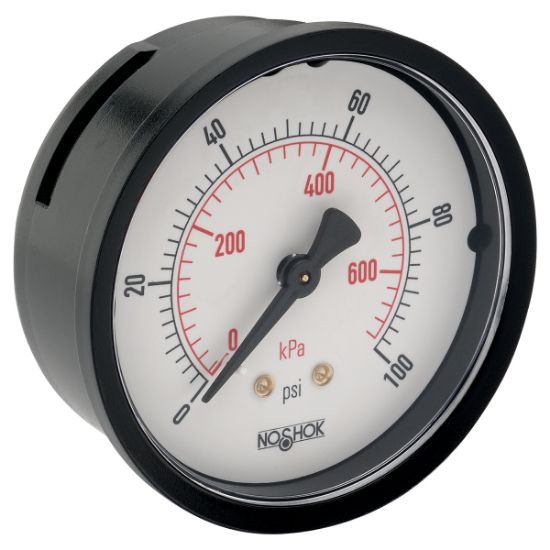 Picture of 25-110-15-psi/kPa - 100 Series Acrylonitrile Butadiene Styrene (ABS) and Steel Case Dry Pressure Gauges
