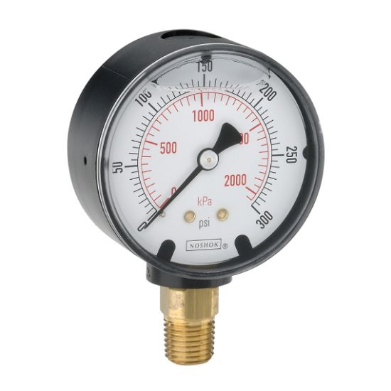 Picture of 25-900-160-psi/kPa - 900 Series Acrylonitrile Butadiene Styrene (ABS) and Stainless Steel Liquid Filled Pressure Gauges