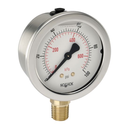 Picture of 25-901-300-psi/bar - 900 Series Acrylonitrile Butadiene Styrene (ABS) and Stainless Steel Liquid Filled Pressure Gauges