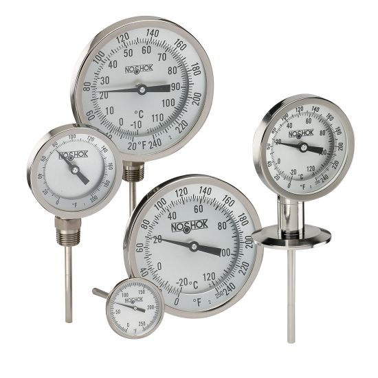 Picture of 30-300-025-0/250-F/C - 300 Series Industrial Type Bimetal Thermometers with External Reset, Sanitary Tri-Clamp® Options