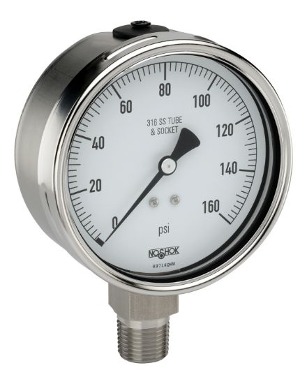 Picture of 40-500-5000-psi/bar - 400/500 Series All Stainless Steel Dry and Liquid Filled Pressure Gauges